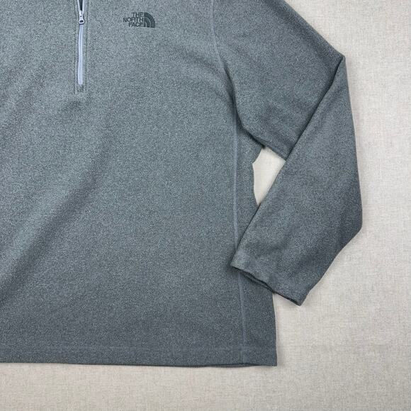 The North Face Gray Quarter Zip Fleece Pullover Gorpcore Hiking Outdoors XL - Picture 6 of 12